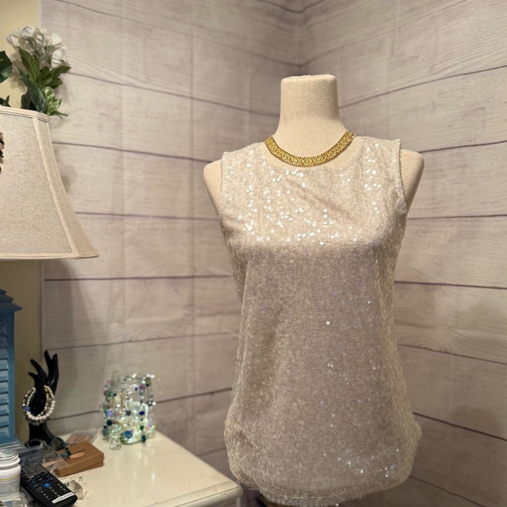 Talbots Sparkly fancy Tank